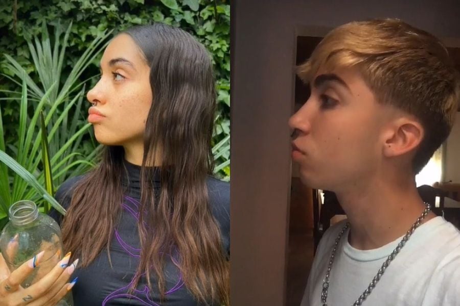 El doble de María Becerra en TikTok.