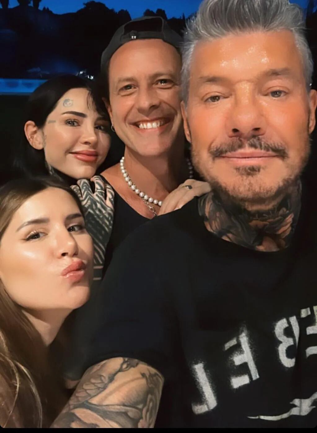 Marcelo Tinelli y su familia festejaron Navidad