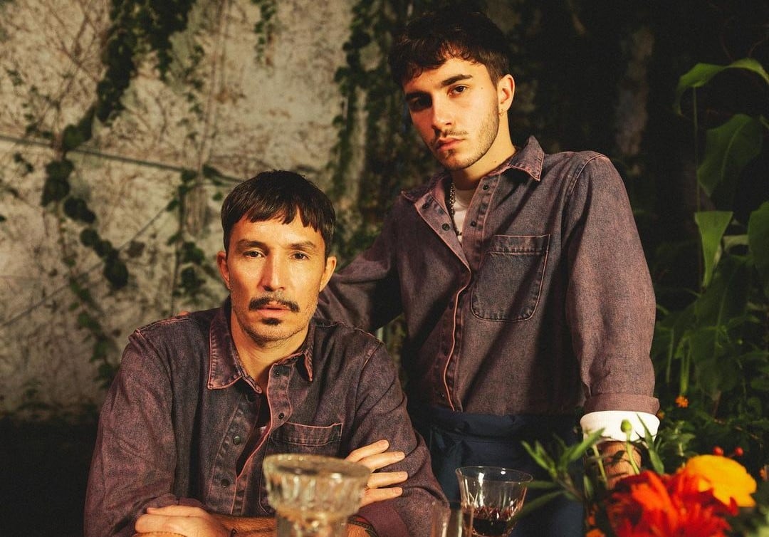 André Horvilleur junto a su padre Emmanuel (Instagram).