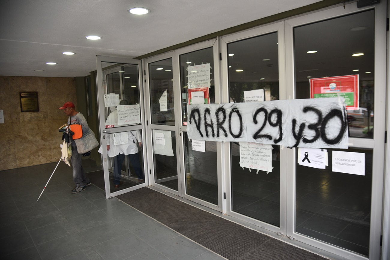 El sector de Salud se encuentra llevando a cabo medidas de fuerza en los hospitales.  (Pedro Castillo / La Voz)