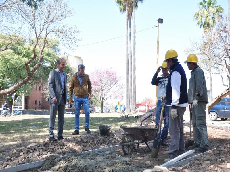 Obras en el ferrocarril Mitre