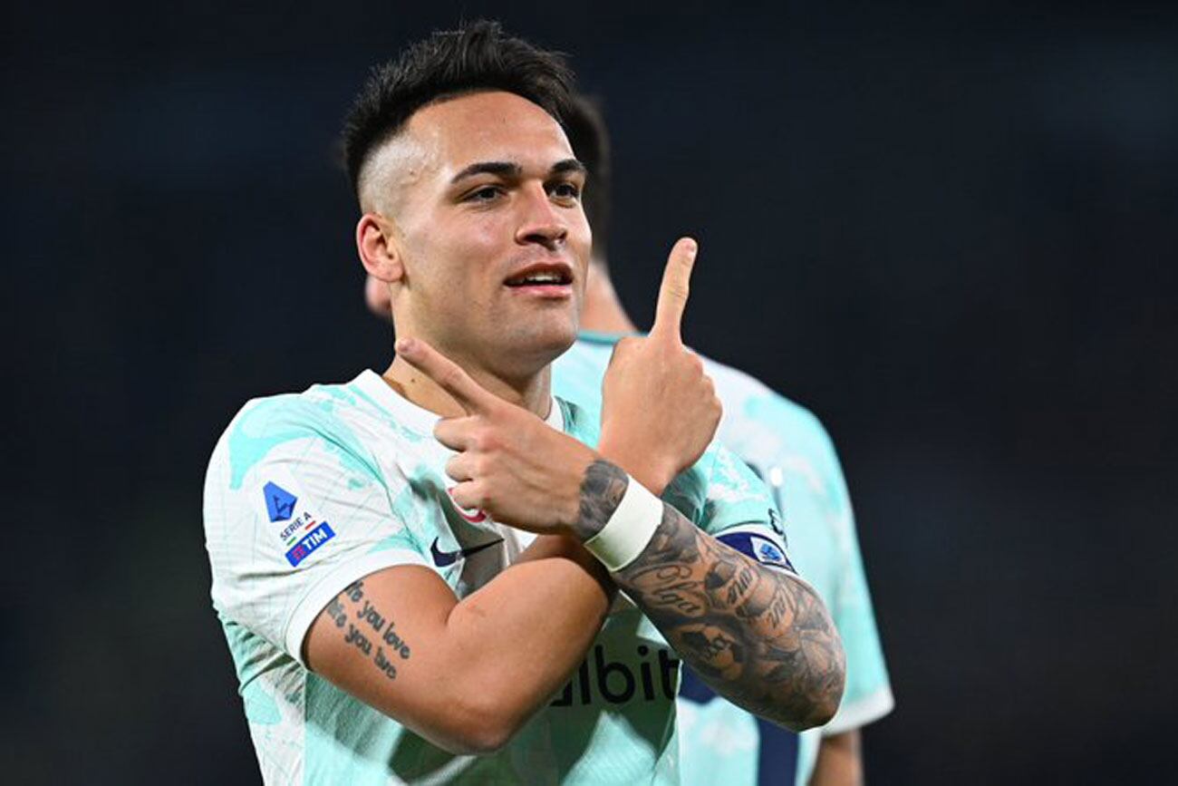 Autor de dos goles, Lautaro fue el hombre del partido en la última presentación de Inter. (@Inter_es)