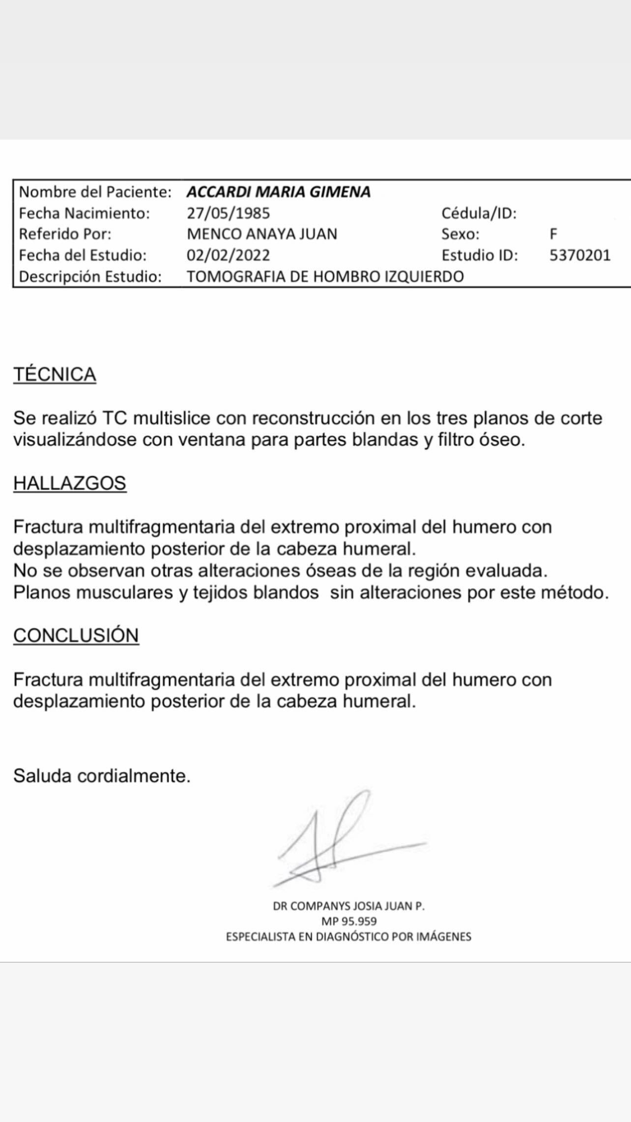 La actriz sufrió la fractura de un brazo y suspenden las funciones de “Una semana más”.