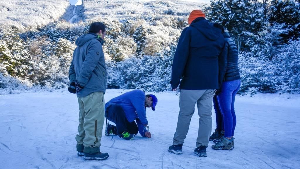 Ushuaia: autorizan el uso de sectores de la Laguna del Diablo para patinar