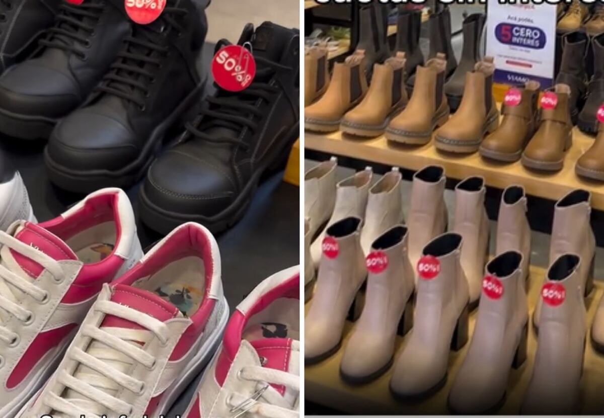 Zapatillas desde 45.000 pesos: los precios del outlet de primera marca que tiene calzados y accesorios de hasta el 60%