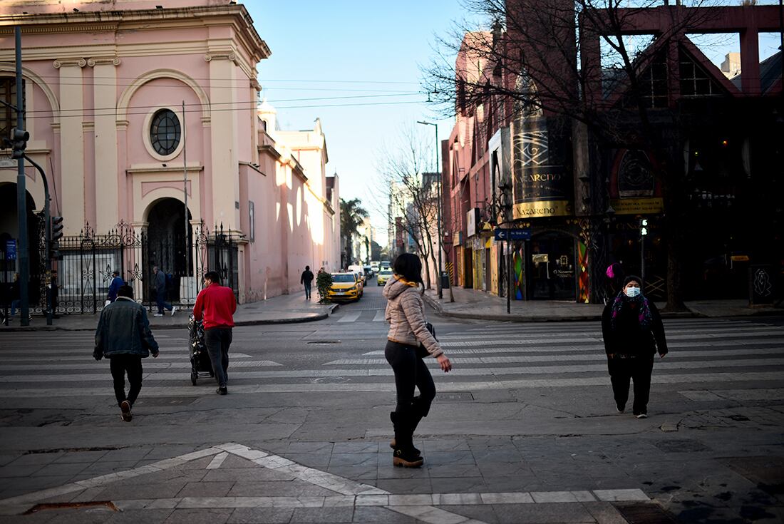 Poco movimiento por el feriado en la ciudad de Córdoba. (Pedro Castillo / La Voz)