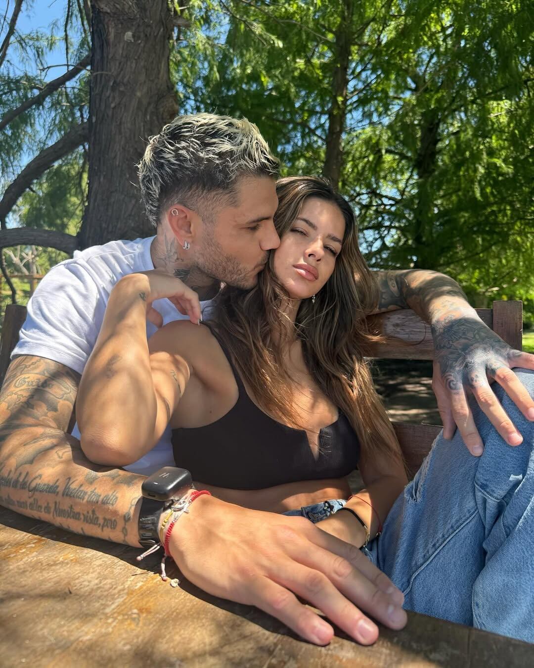 Mauro Icardi confirmó su relación con la China Suárez.