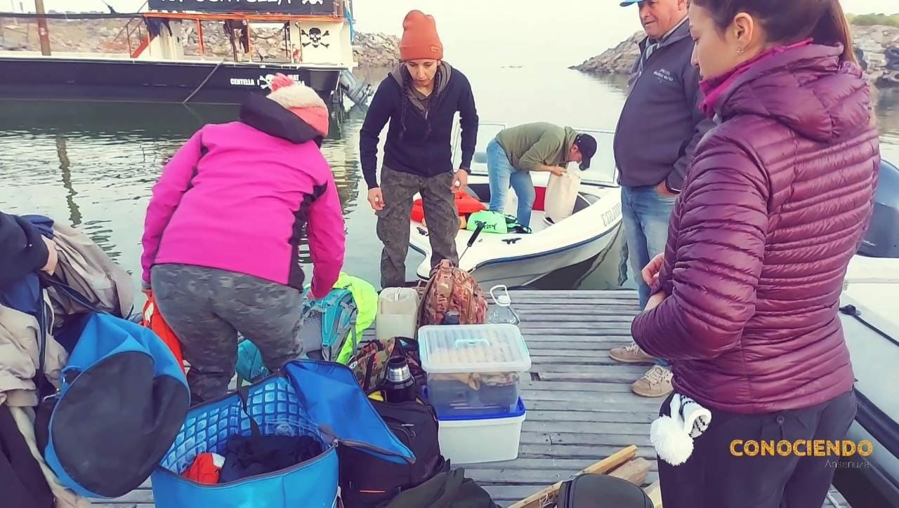 El equipo de voluntarios en acción