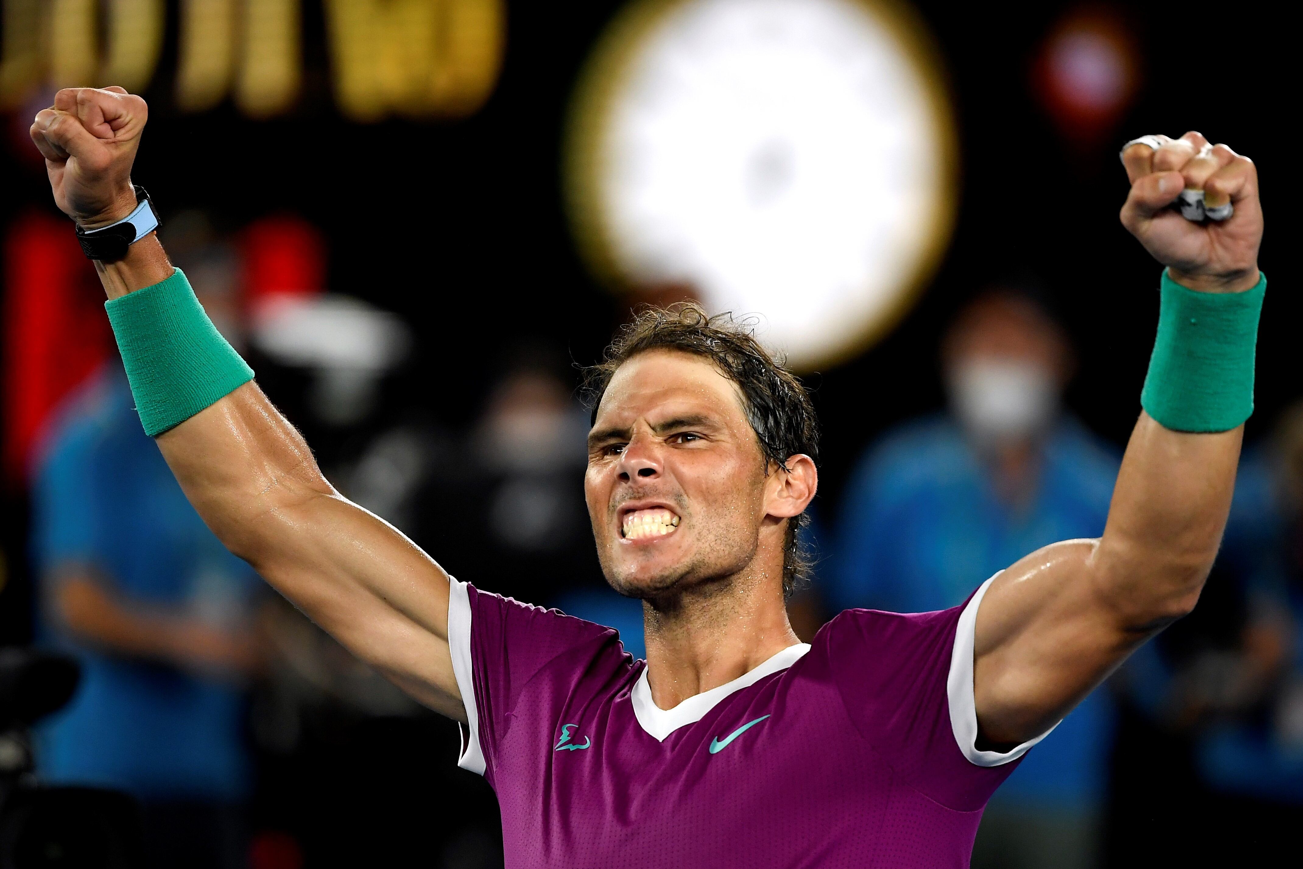 Nadal pasó a su 29na final del Grand Slam. /AP