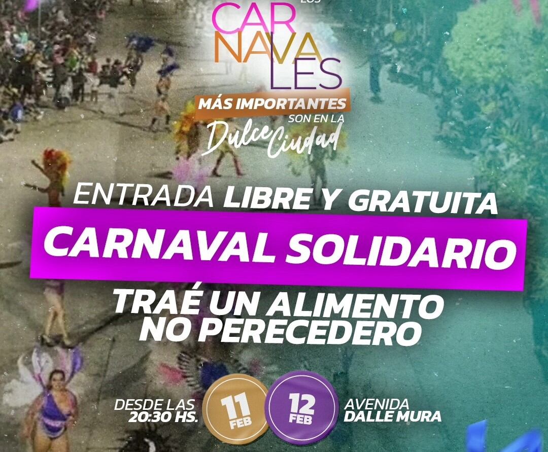 Carnavales en Arroyito 2024