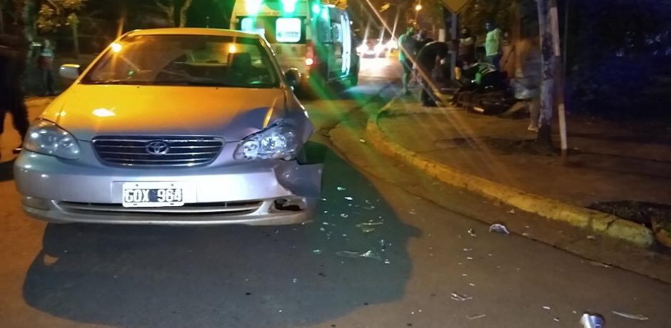 Accidente vial en el kilómetro 9 de Eldorado.