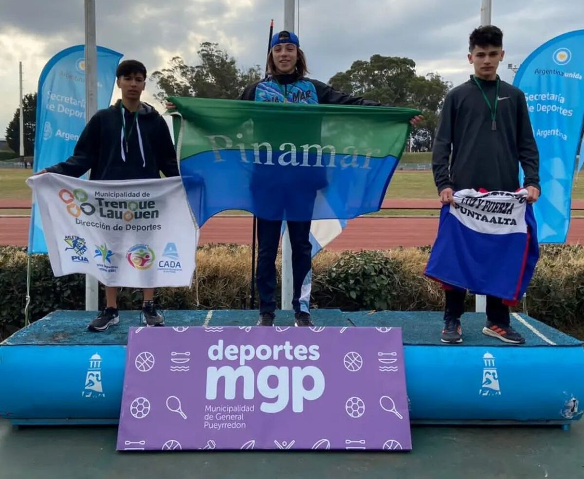 Atletismo: el puntaltense Lautaro Bermejo obtuvo medalla de bronce en Mar del Plata y clasificó al Argentino