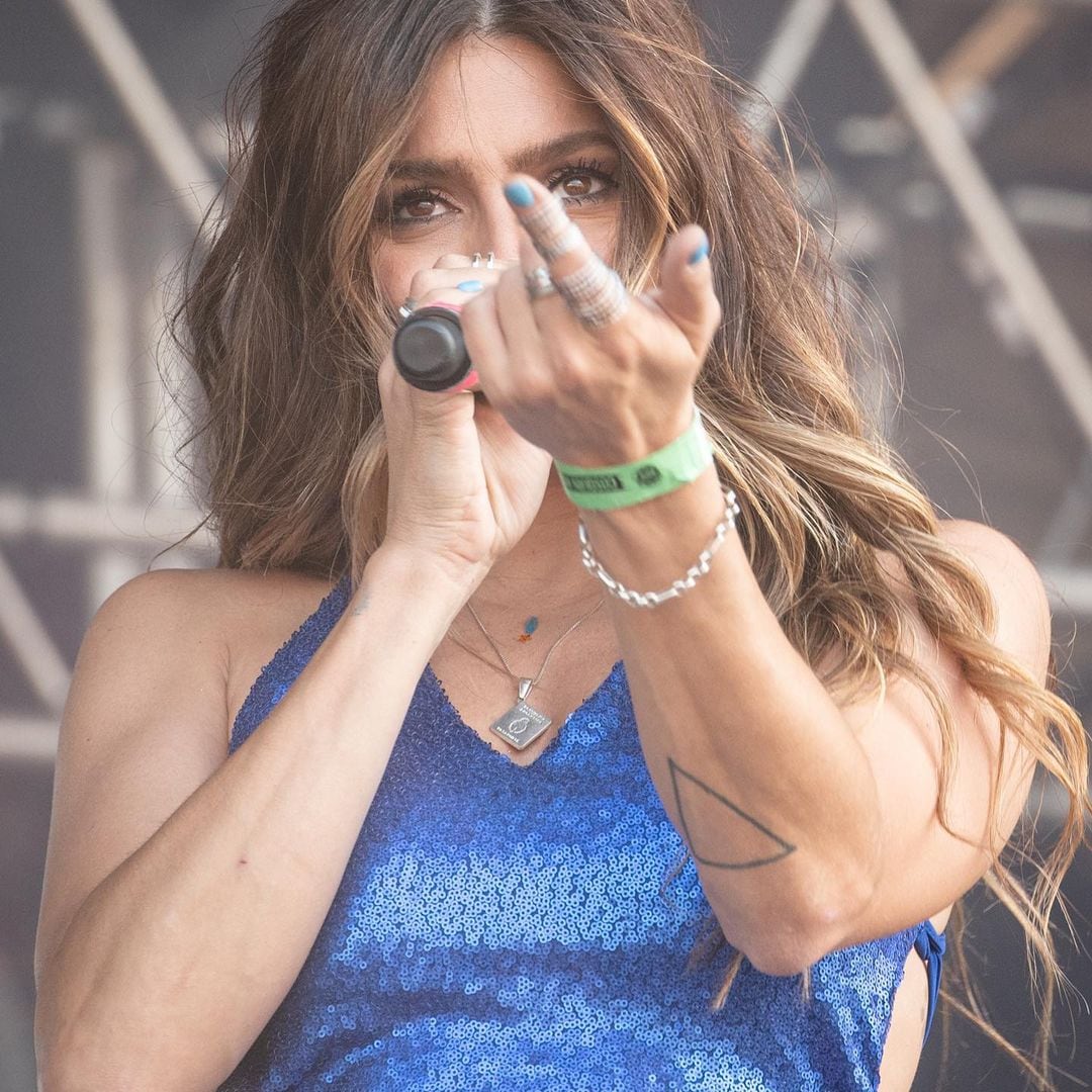 Natalie Pérez en el "Cosquín Rock".