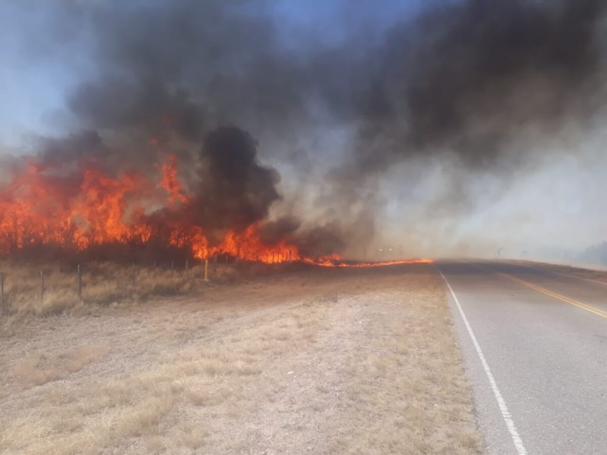 Fueron sofocados incendios en Panaholma y traslasierra sur