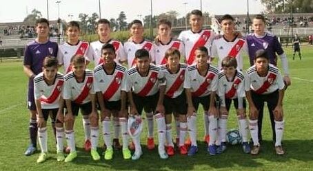 Leo Tejada en las inferiores de River Plate, donde sueña con ser el arquero titular de la Primera del "Millo".