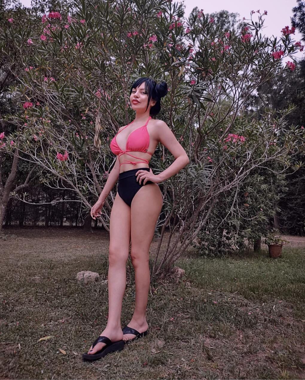 Lu Palavecino, la militante ultra hot de Milei, posó con una microbikini tendencia