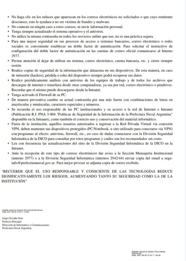 Documento de Seguridad de la Nación Argentina