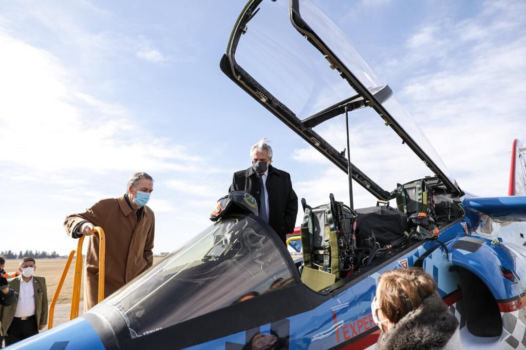 El presidente Alberto Fernández recorrió las instanlaciones de Fadea.