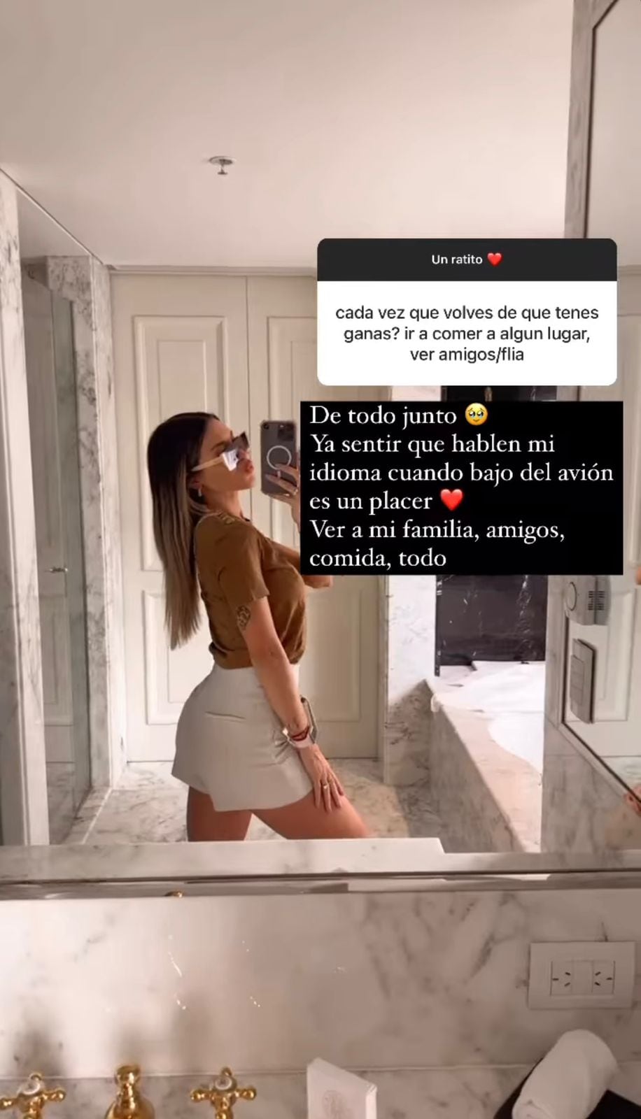 Agustina Gandolfo respondió preguntas de sus seguidores en Instagram.