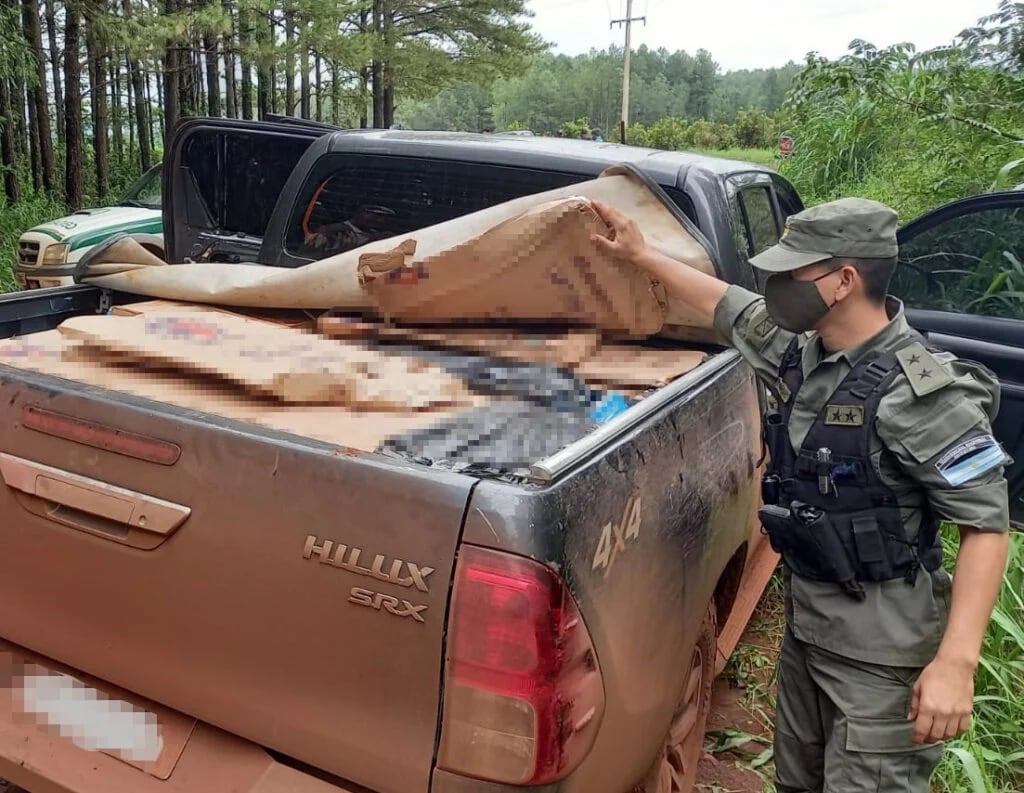 Gendarmería secuestró cigarrillos ilegales en Montecarlo.