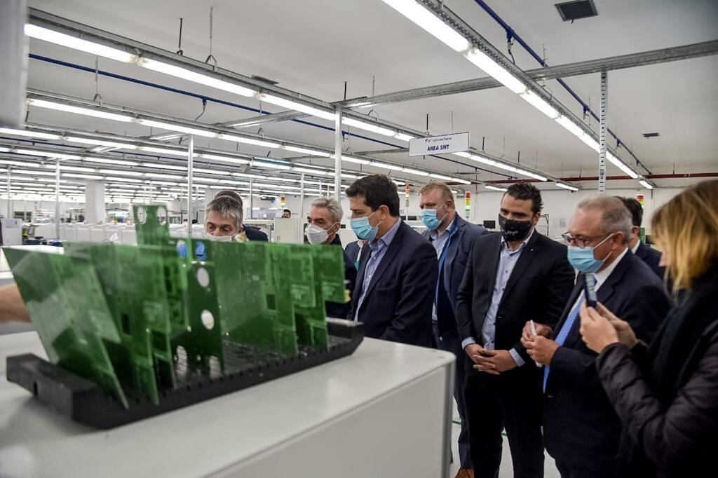 Vuoto, De Pedro, Meoni y el Secretario General de la UOM Caló visitaron la fábrica.