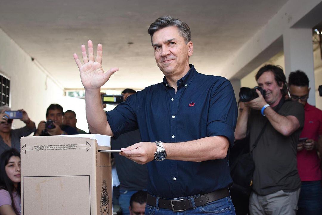 Leandro Zdero votó en las elecciones generales de Chaco.