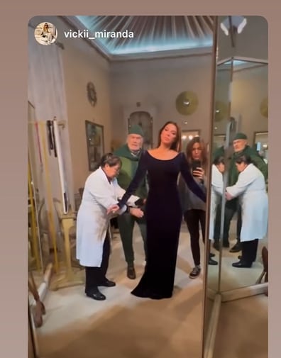 El look de Catherine Fulop para el casamiento de su hija Oriana Sabatini y Paulo Dybala