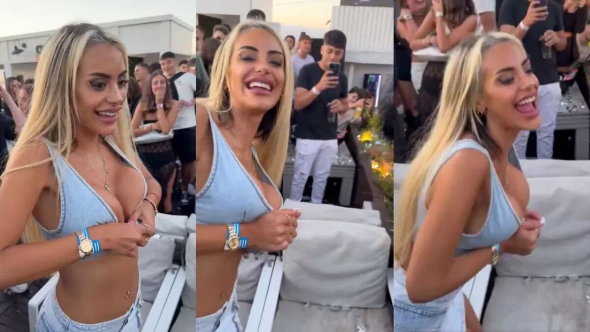 Anto Pane se sacó el corpiño en una fiesta en Mar del Plata y TikTok estalló