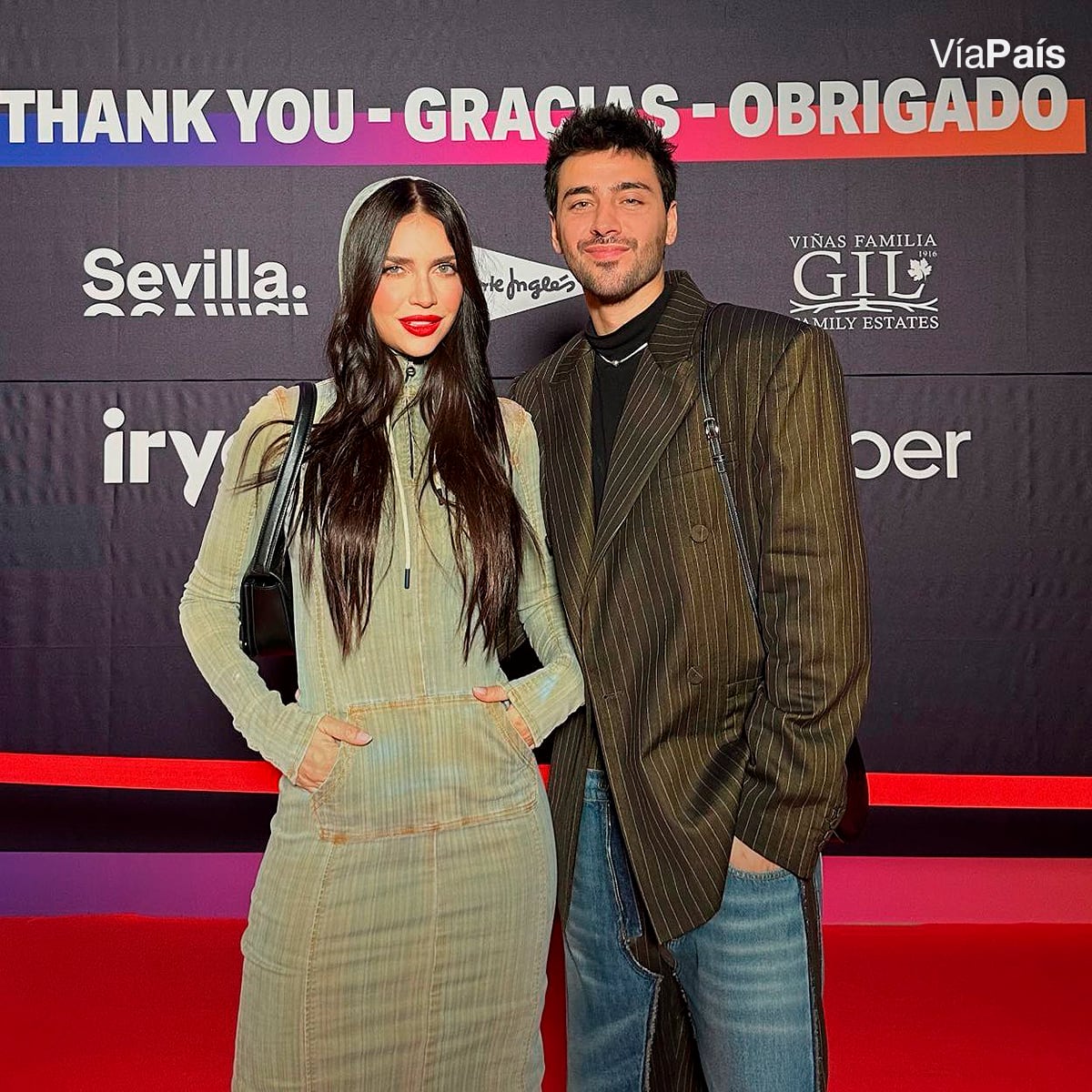 Zaira Nara posó junto a Lizardo Ponce.