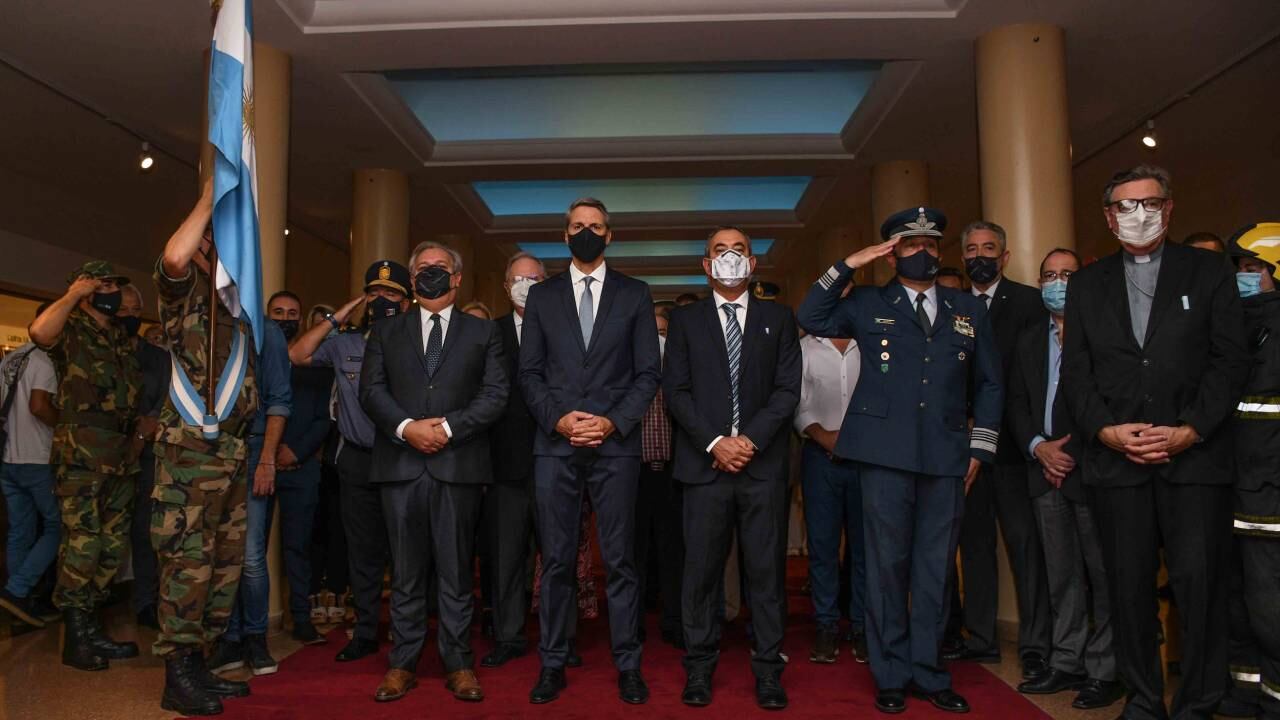 Pablo Javkin el el acto por el Día de la Creación de la Bandera