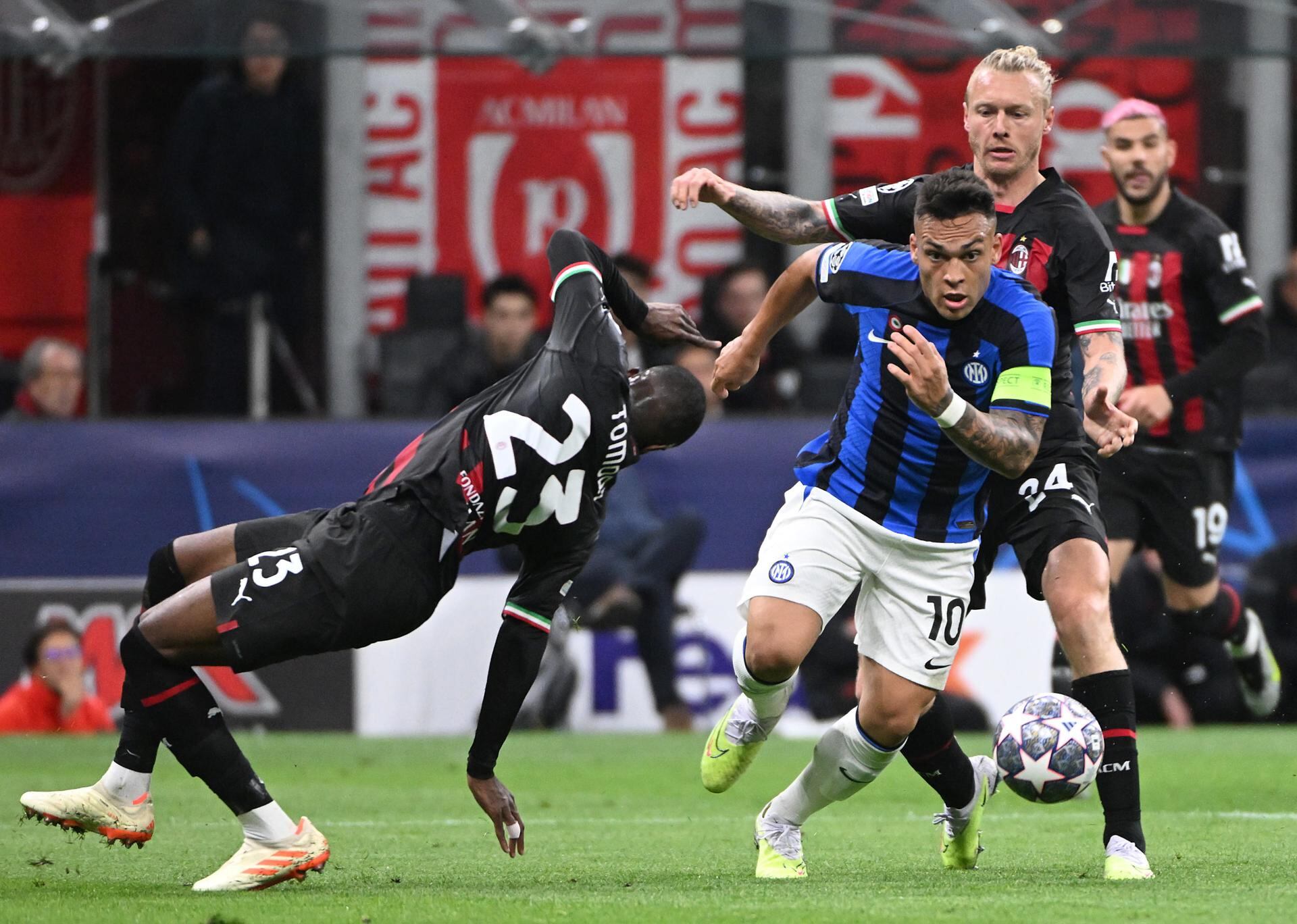 Lautaro Martínez fue el capitán del Inter. EFE/EPA/DANIEL DAL ZENNARO