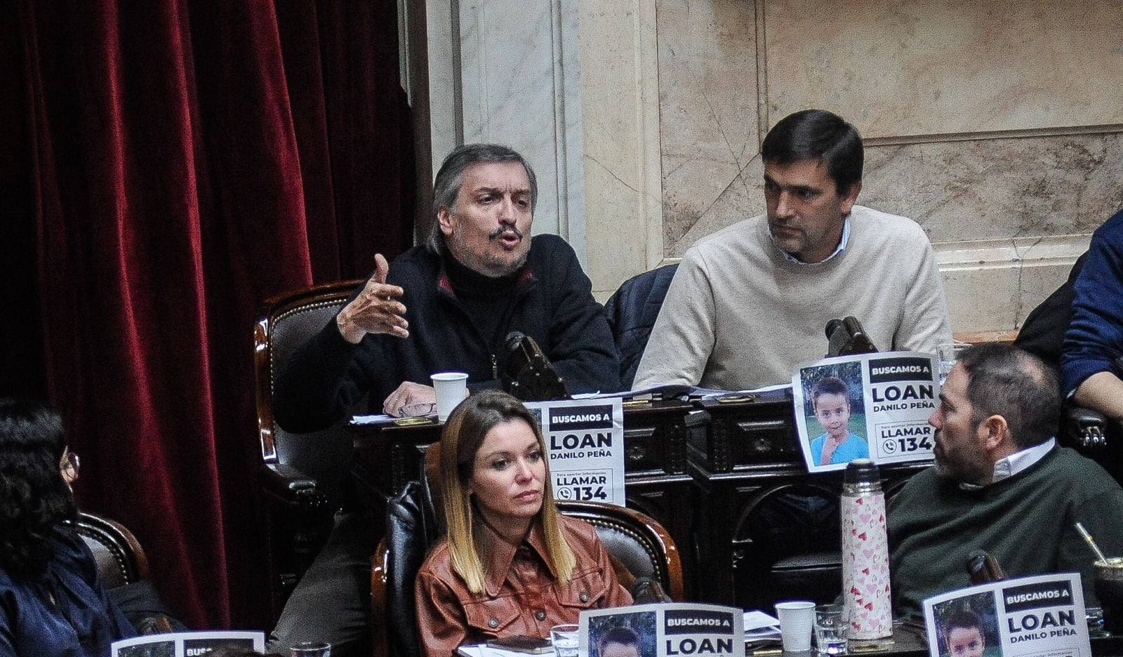 El debate por la Ley Bases en Diputados. (Federico López Claro / La Voz)