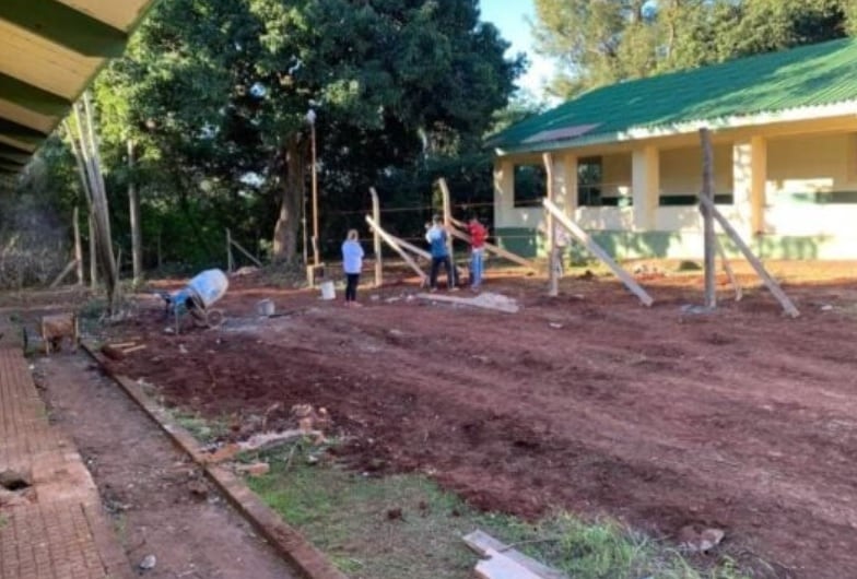 Roban herramientas de una obra en construcción en Posadas.