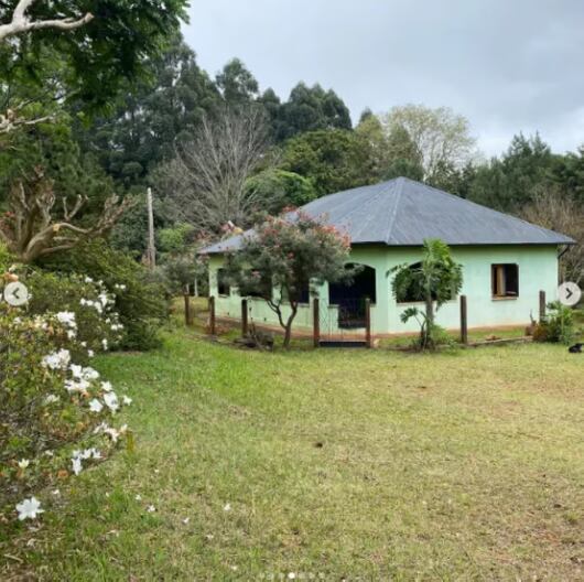 La modelo compartió algunas postales de su increíble casa ecológica en Misiones. / Foto: Instagram