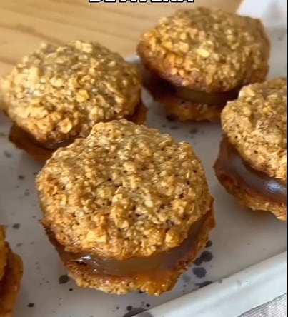 Alfajores de avena sin azúcar