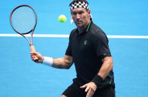 Pat Cash, coach del equipo de Nalbandian