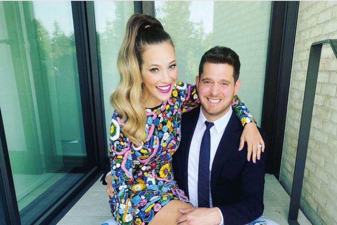 Luisana Lopilato y Michael Bublé. (Instagram Luisana Lopilato)