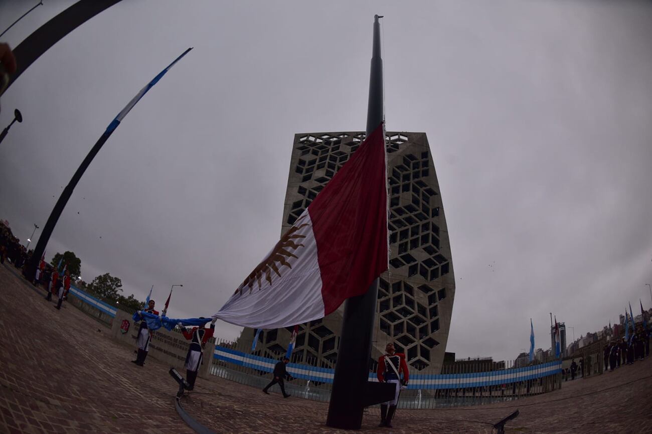 La ceremonia oficial por el 25 de Mayo en el Panal (José Gabriel Hernández/LaVoz).