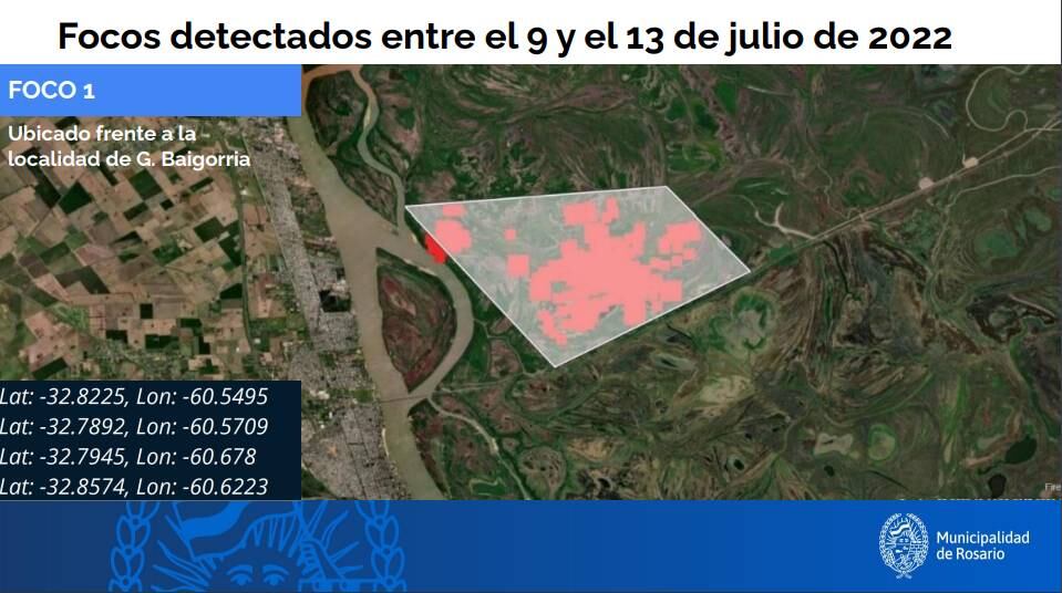 La zona ubicada al norte del puente a Victoria fue una de las más afectadas el mes anterior.