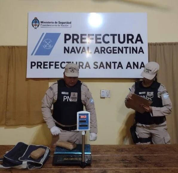 Incautan cocaína en Candelaria.