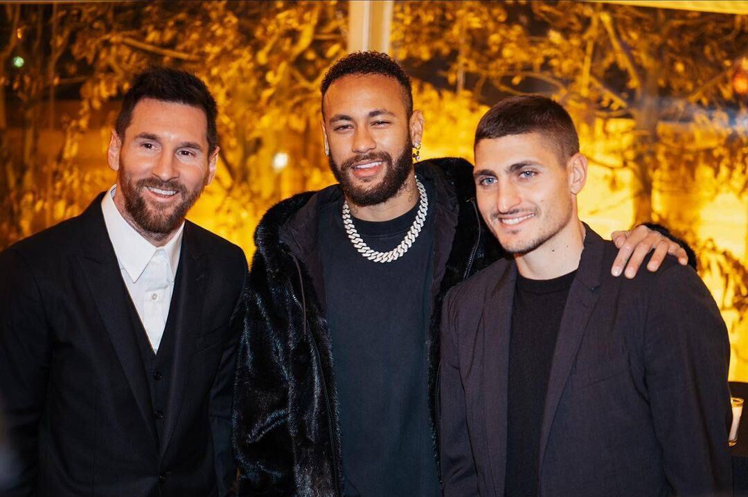 Lionel Messi, Neymar y Marco Verratti fueron compañeros durante dos años en París Saint-Germain (PSG).