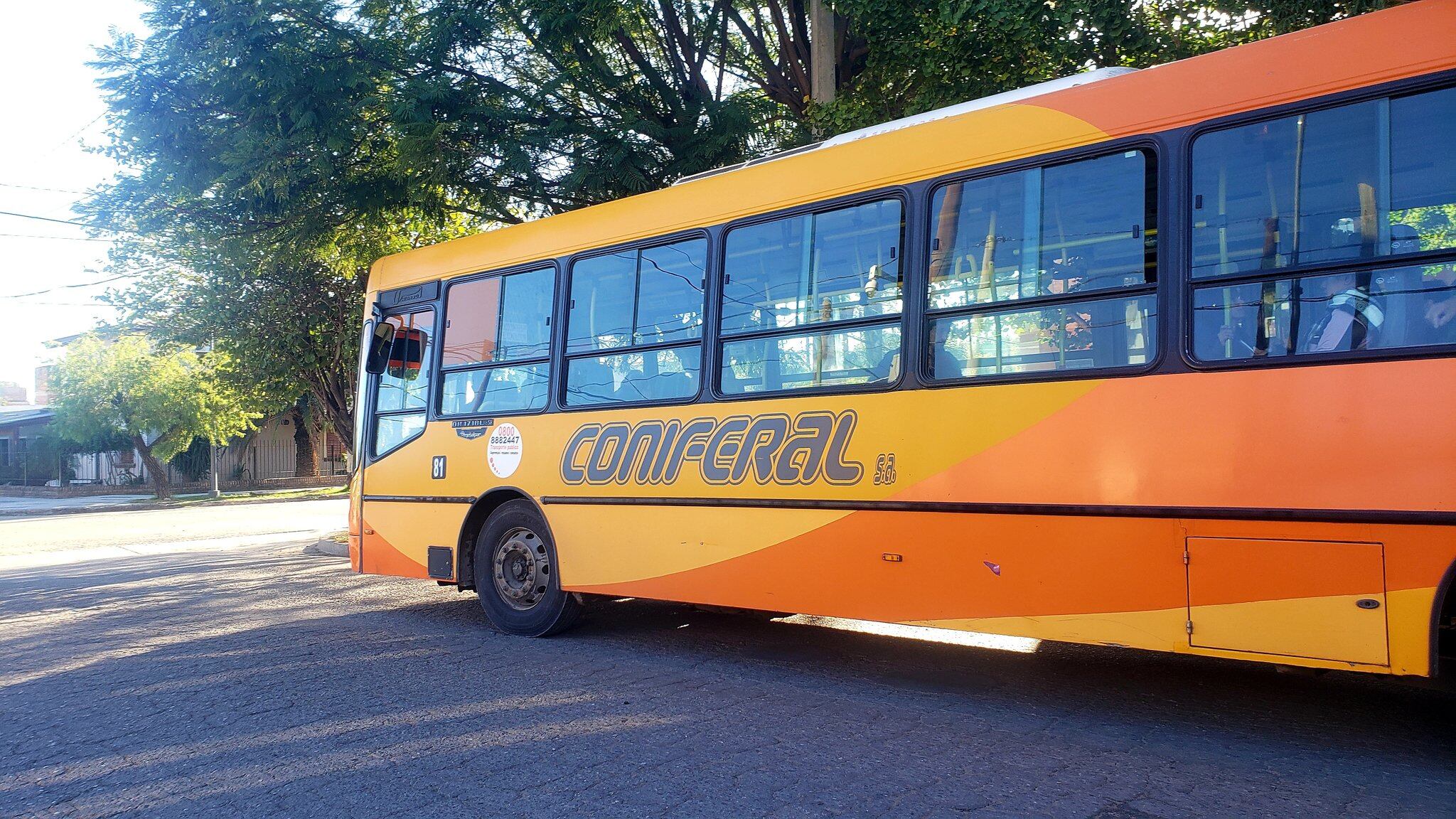 El joven esperaba el colectivo en barrio Los Sauces.