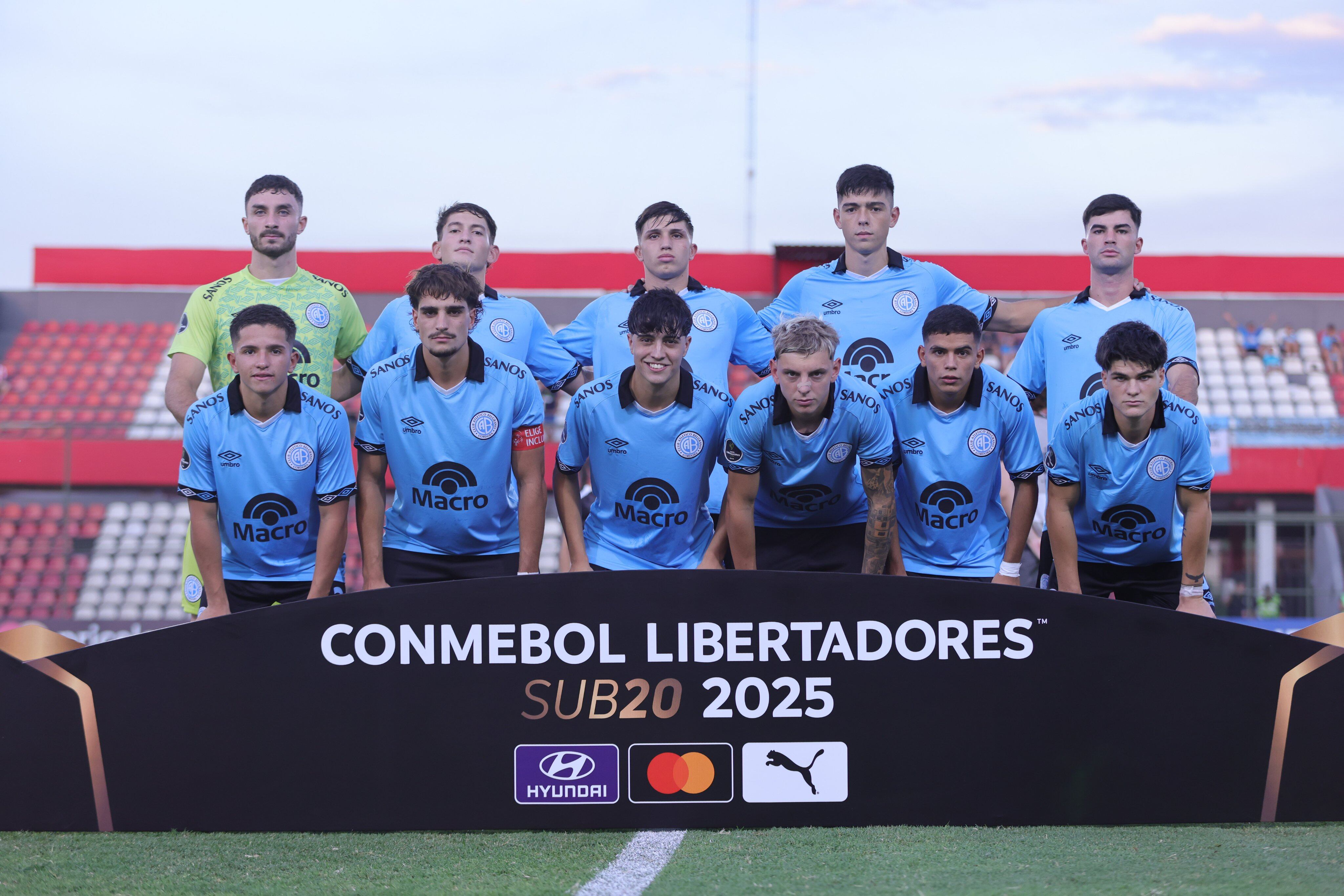 La formación del Pirata que se quedó con el pase a las semifinales de la Copa Libertadores (Prensa Belgrano).