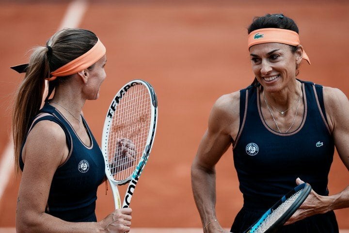 Gabriela Sabatini y Gisela Dulko 