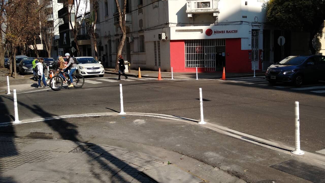 Nuevos cruces peatonales en el centro de Rosario