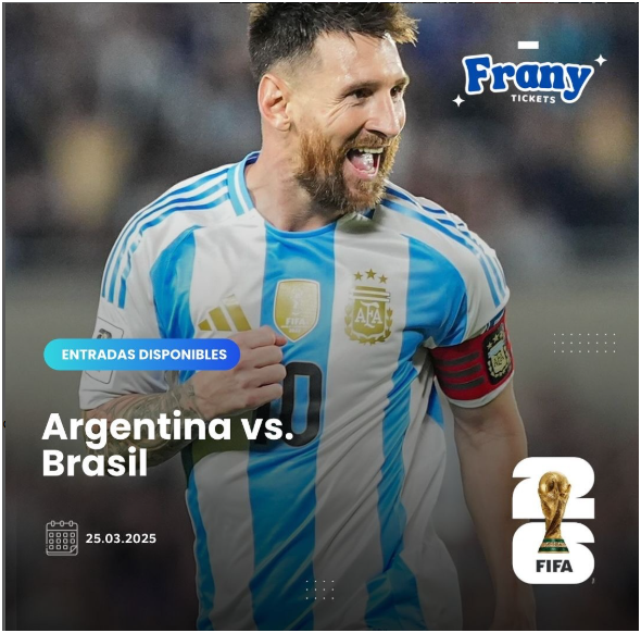 Así promocionaba la influencer la ventada de entradas para el partido del clásico sudamericano.