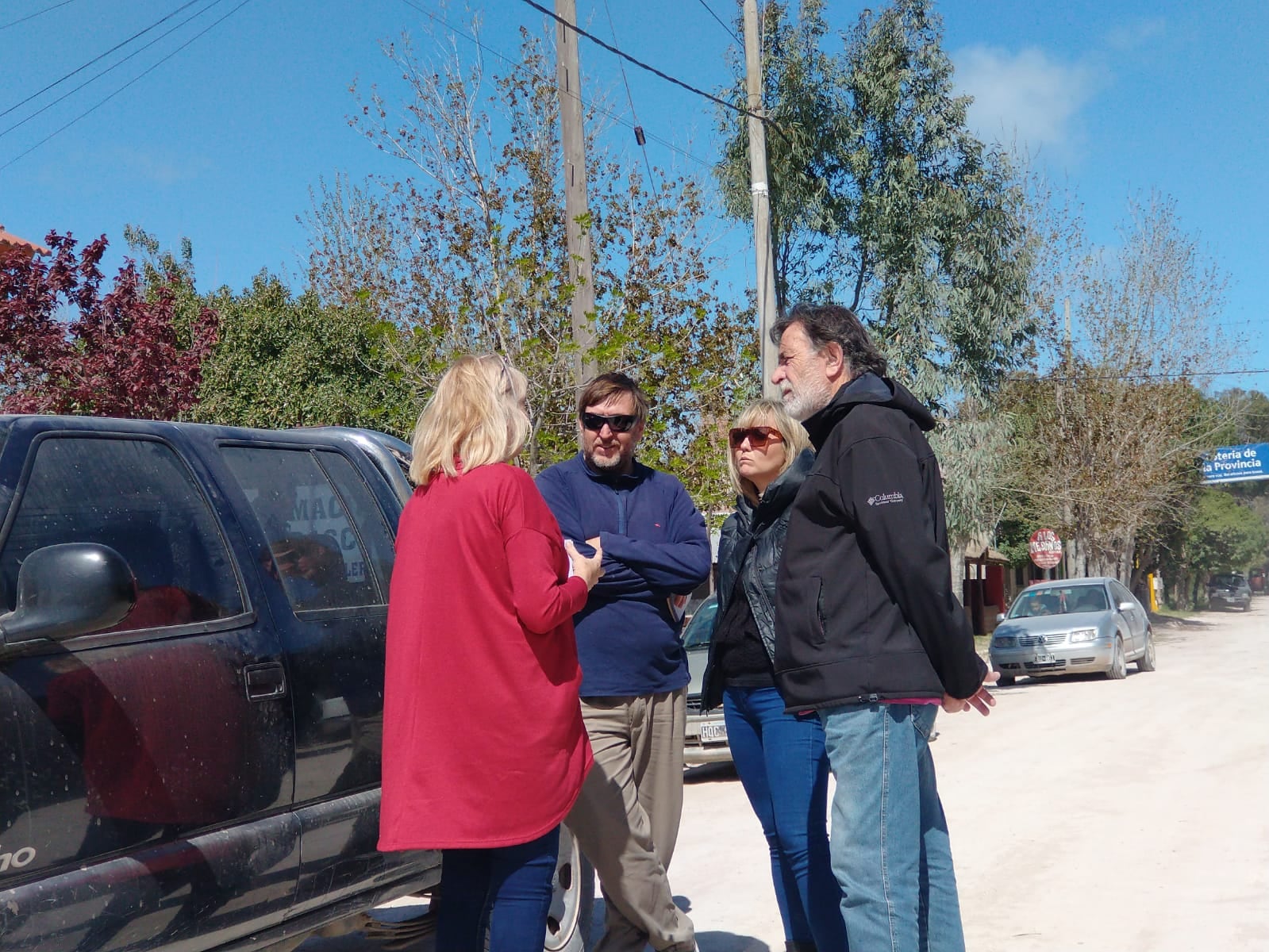 Candidatos del Movimiento Vecinal recorrieron Reta y conversaron con vecinos