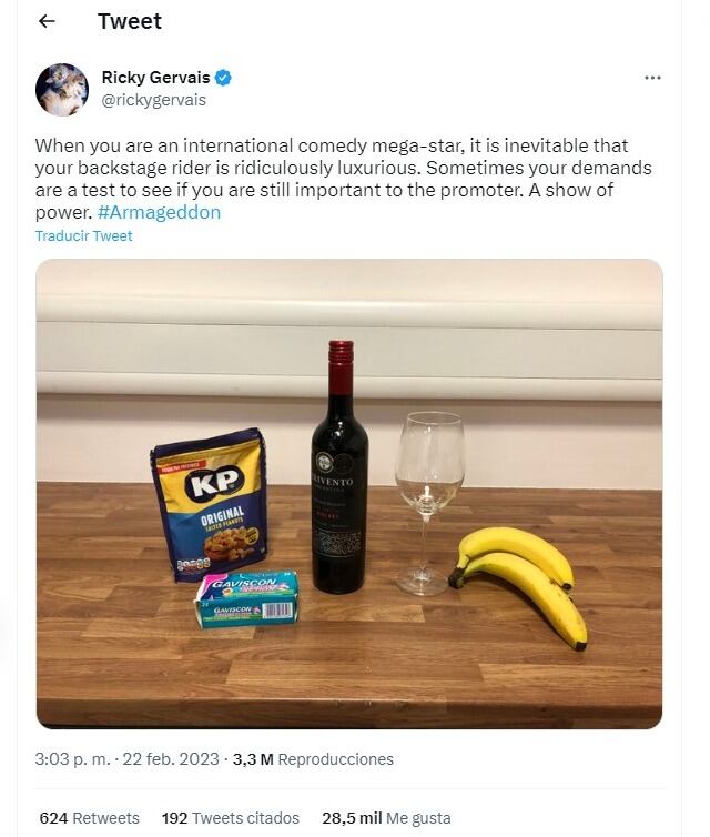 La foto del vino mendocino que subió el creador de The Office.