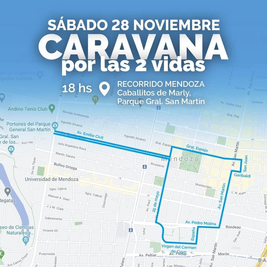 Este sábado 28 se realizará una caravana provida