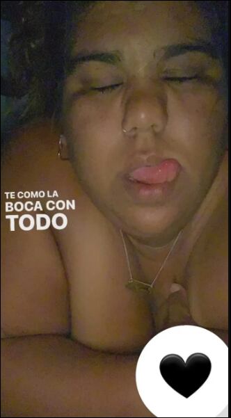 La hermana de Thiago subió una foto al borde de la censura.